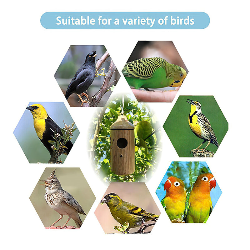 Wooden Hummingbird House-gift For Nature Lovers