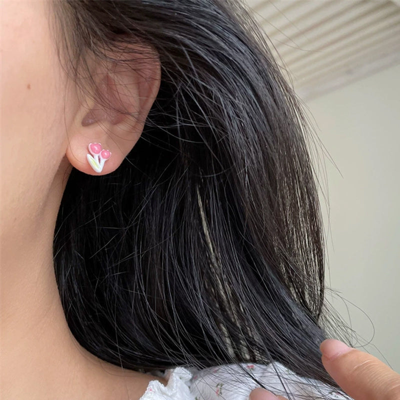 Dried Flower Earrings