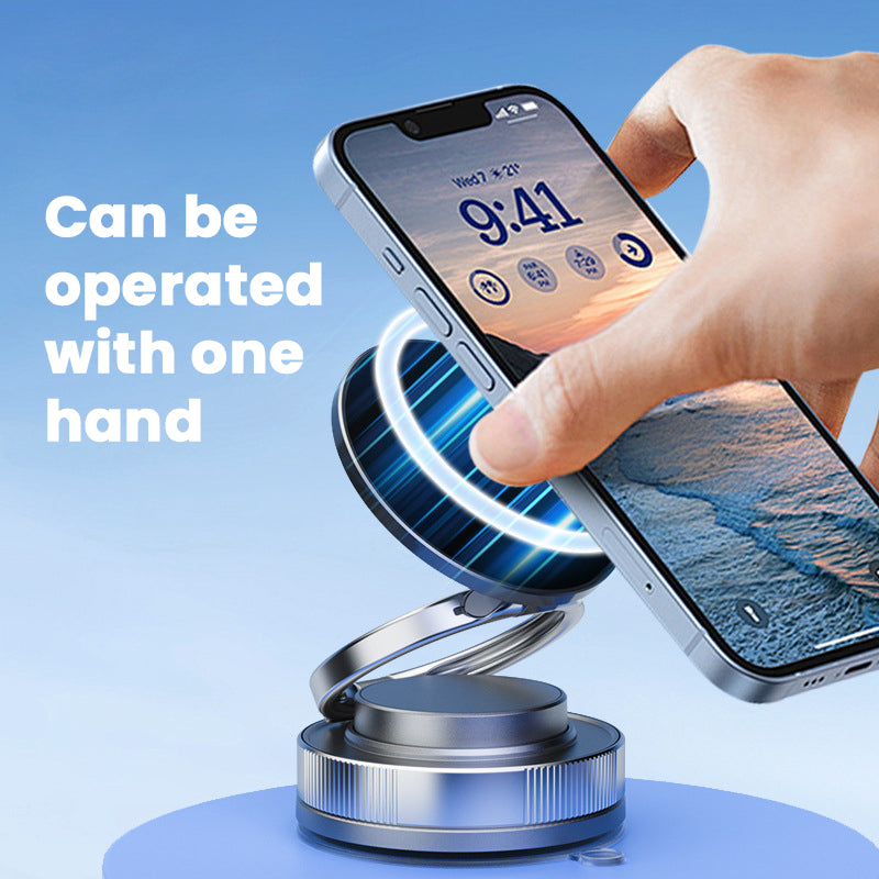 π Mechanical Vacuum Magnetic Car Phone Holder β Make Your Drive Easier! π±