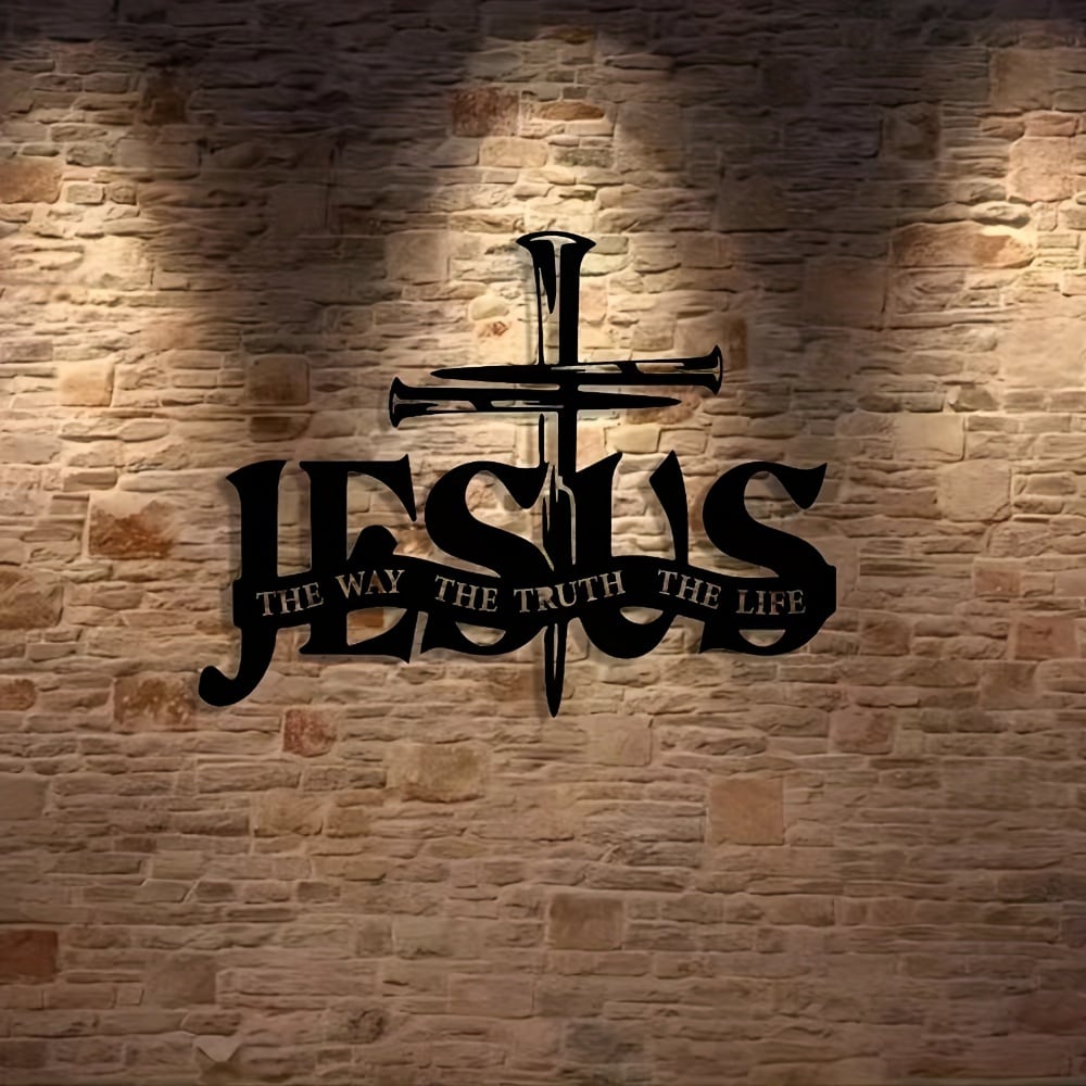 (🎁Last Day 49% OFF)🔥Jesus & Cross Design Wall Art - ⌛Limited Handmade Series