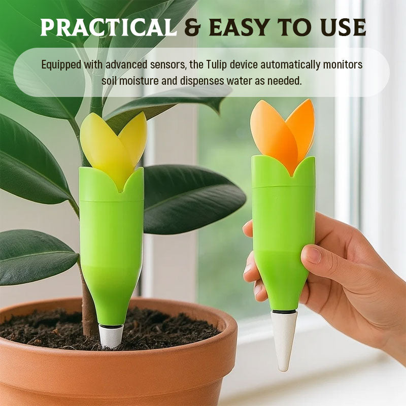 Tulip-shaped automatic drip irrigation machine