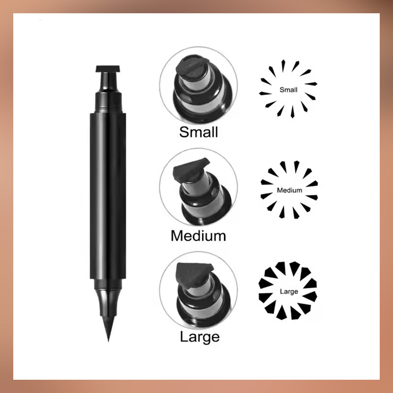 π Double-Head Stamp Eyeliner Pen β Effortlessly Create the Perfect Eye Makeup! β¨