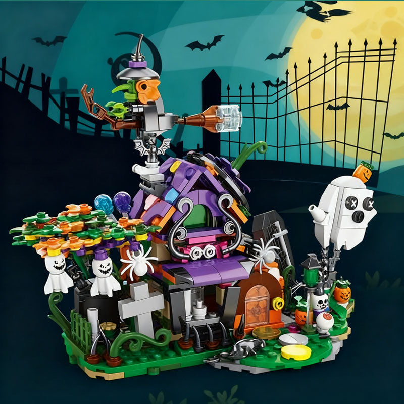 Halloween Haunted House Building Block Toys