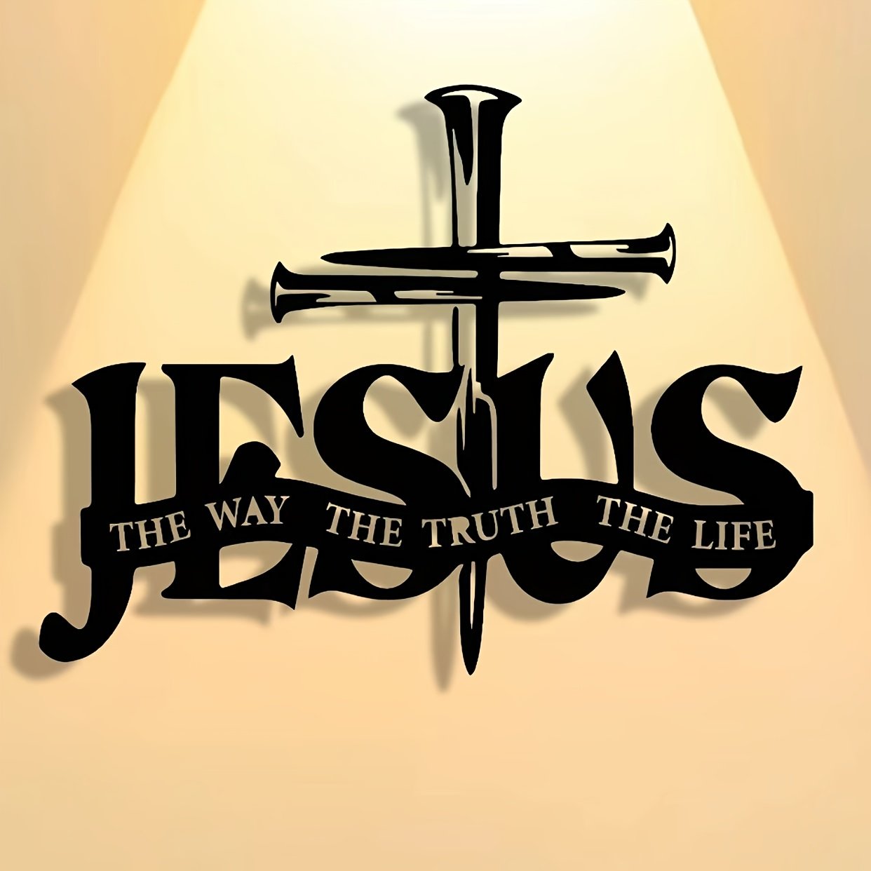 (🎁Last Day 49% OFF)🔥Jesus & Cross Design Wall Art - ⌛Limited Handmade Series