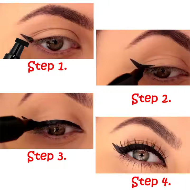 π Double-Head Stamp Eyeliner Pen β Effortlessly Create the Perfect Eye Makeup! β¨