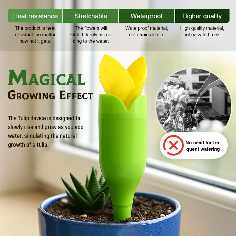 Tulip-shaped automatic drip irrigation machine