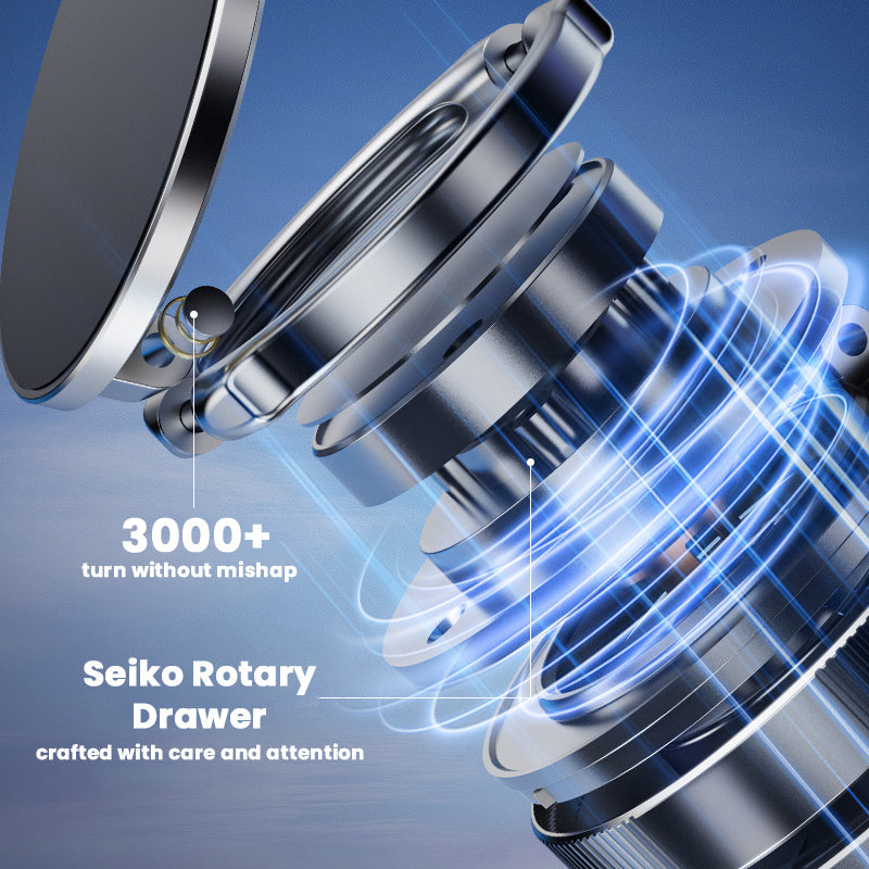 π Mechanical Vacuum Magnetic Car Phone Holder β Make Your Drive Easier! π±