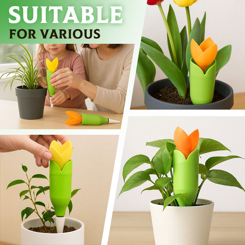 Tulip-shaped automatic drip irrigation machine