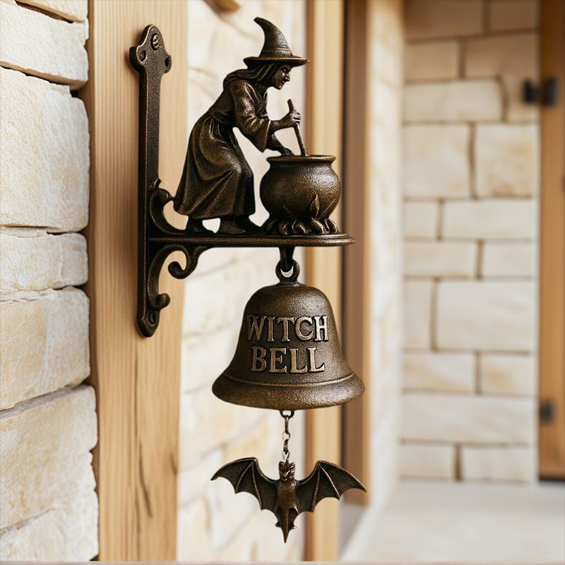 🧙♀️ Let magic greet your guests right at the door!✨Witch Doorbell