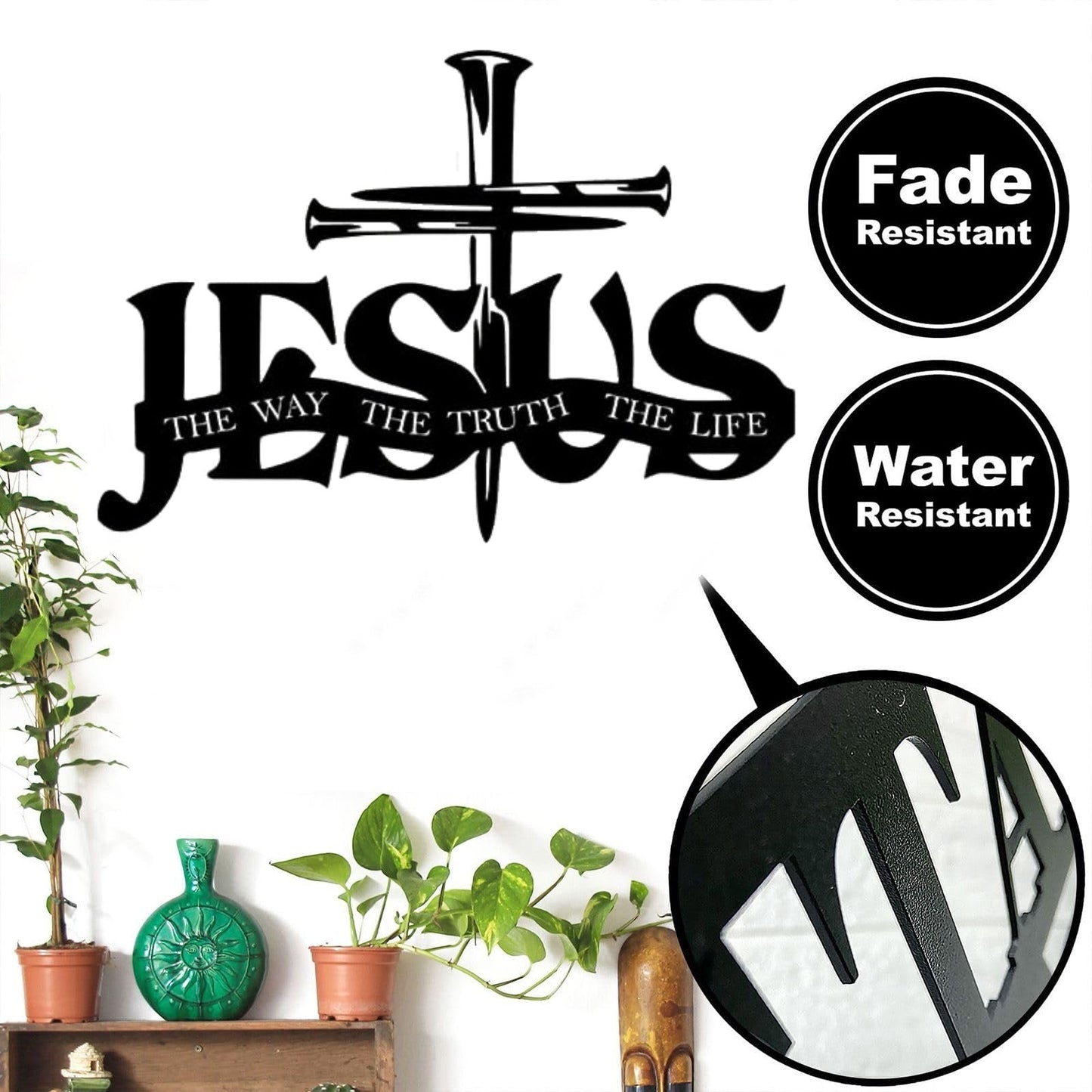(🎁Last Day 49% OFF)🔥Jesus & Cross Design Wall Art - ⌛Limited Handmade Series