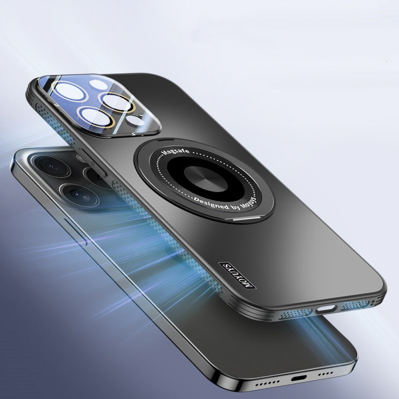 360° Rotating Bracket Heat Dissipation Magnetic Phone Case