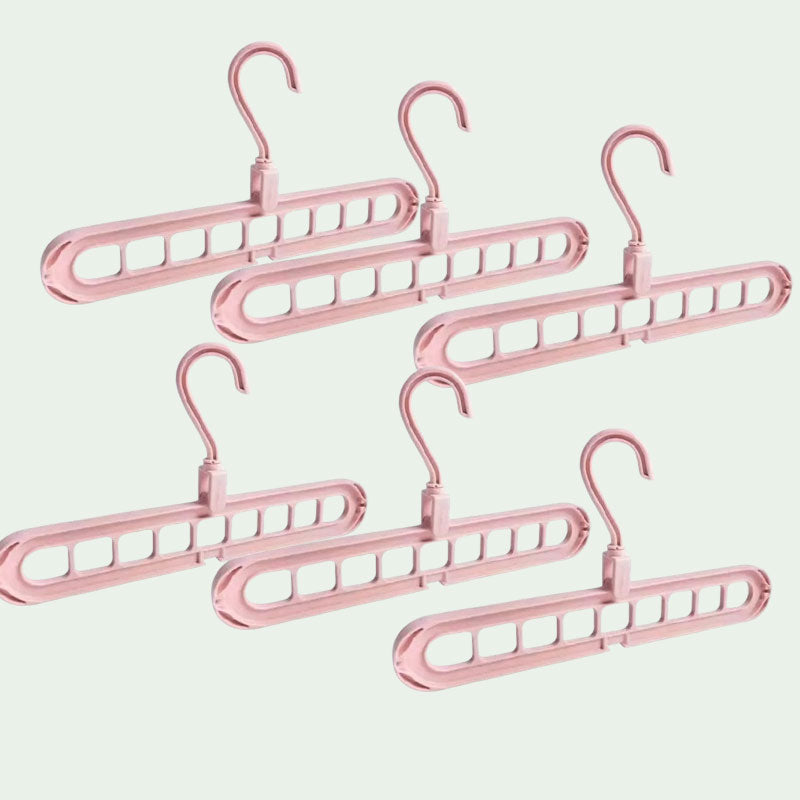 Nine-hole multifunctional magic storage hanger