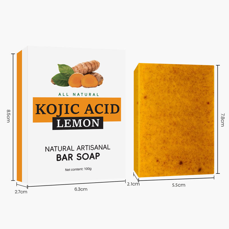 Turmeric Lemon Kojic Ginger Handmade Soap 🌿✨