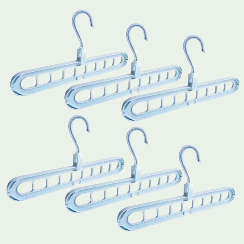 Nine-hole multifunctional magic storage hanger
