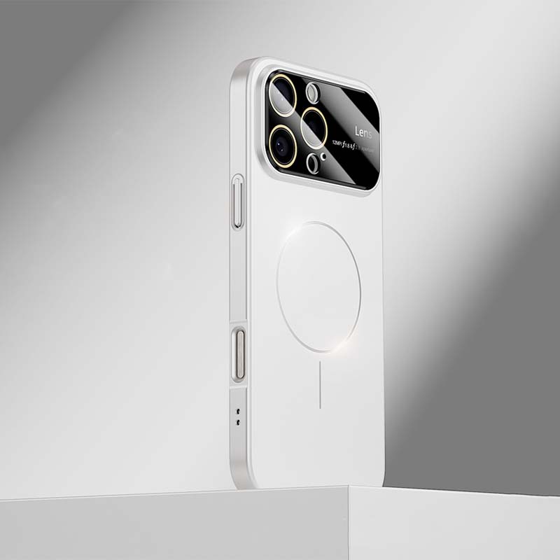 Metallic Lens Full Coverage Case – Magnetic Compatible &Extreme Protection
