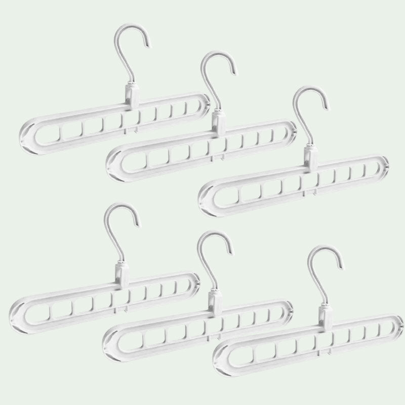 Nine-hole multifunctional magic storage hanger