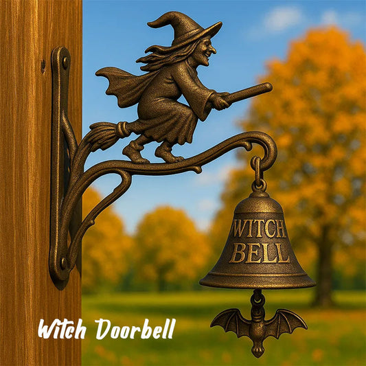 🧙♀️ Let magic greet your guests right at the door!✨Witch Doorbell