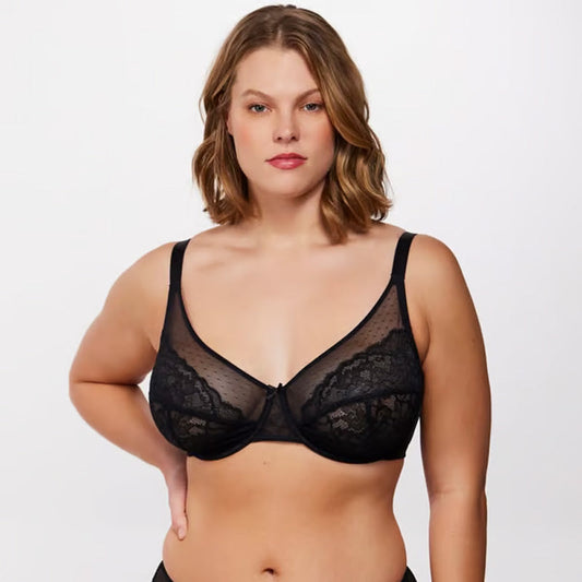 Unlined Comfort Unpadded Full Coverage Underwire Minimizer Bra