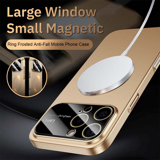 Metallic Lens Full Coverage Case – Magnetic Compatible &Extreme Protection
