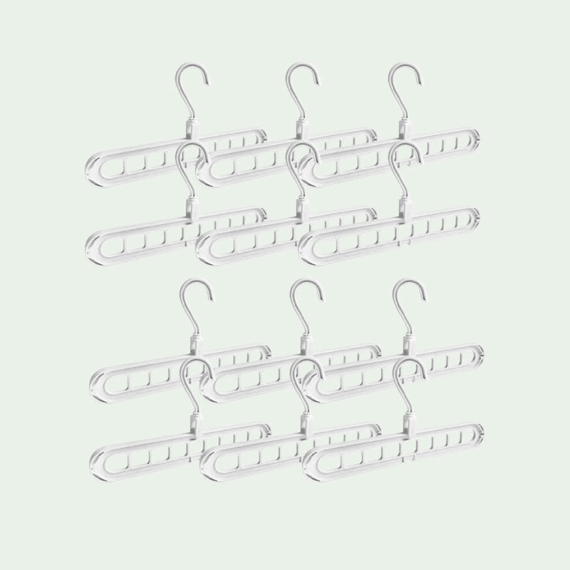 Nine-hole multifunctional magic storage hanger