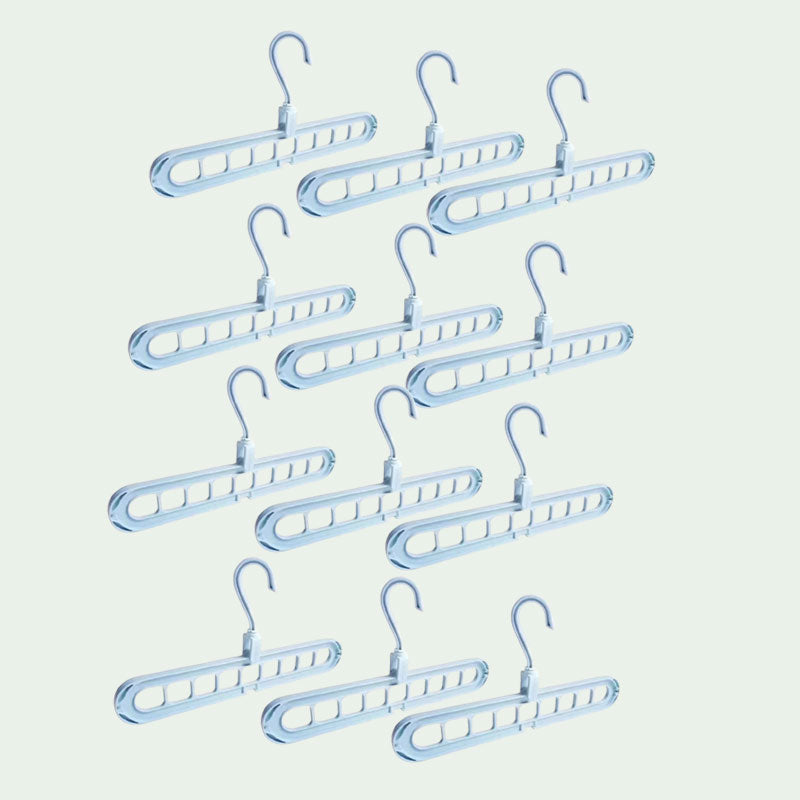 Nine-hole multifunctional magic storage hanger
