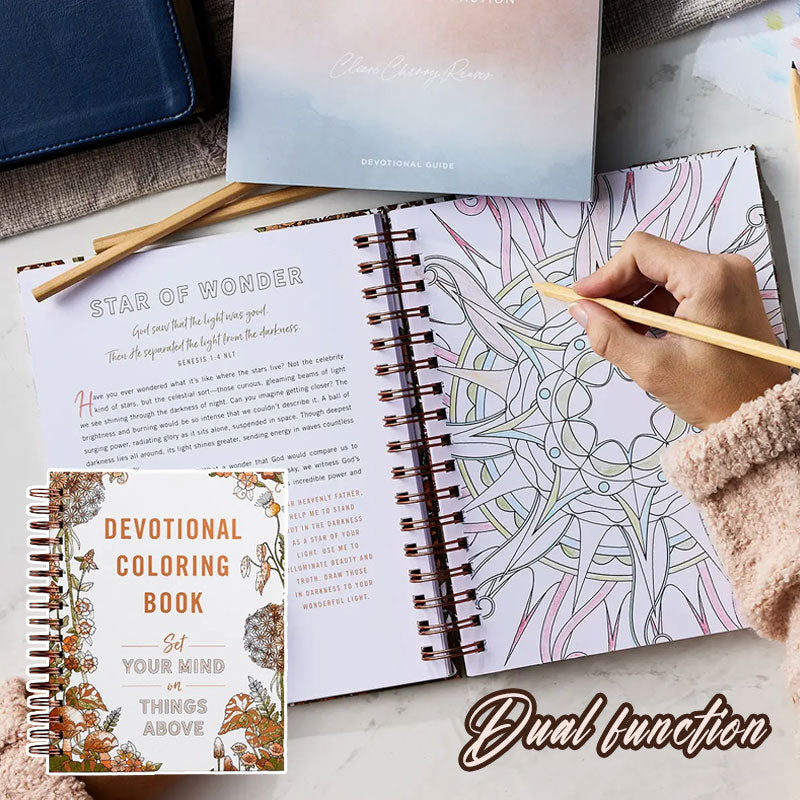 🌸 DEVOTIONAL COLORING BOOK · Healing time of casual doodles