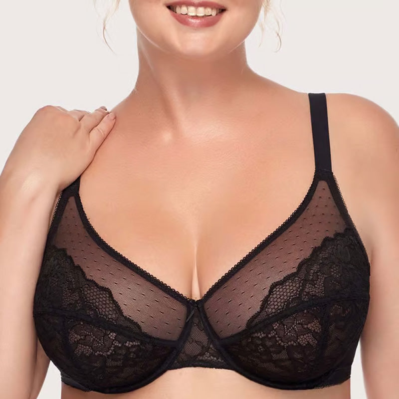 Unlined Comfort Unpadded Full Coverage Underwire Minimizer Bra