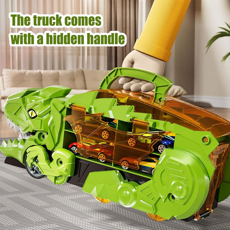 Transforming Dinosaur Swallowing Car Toy Set for Kids - Endless Fun Awaits! 🦖🚗