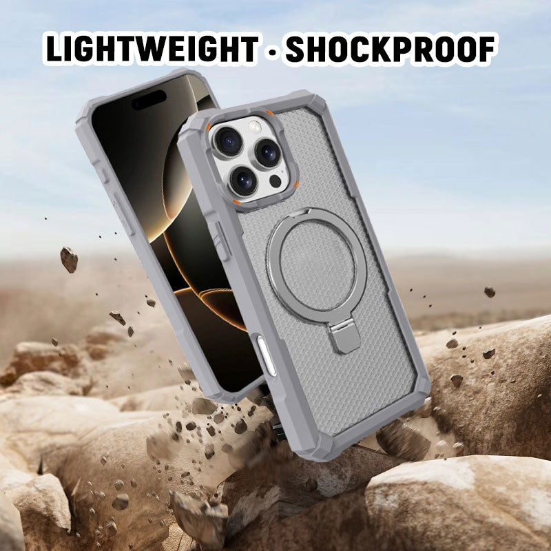 Skin-Feeling Magnetic Bracket Anti-Fall Case