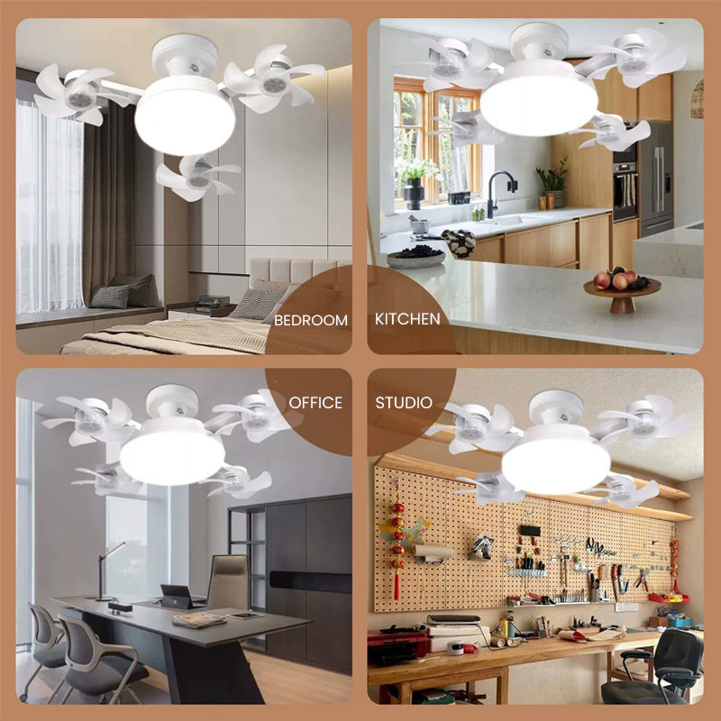 4-Head Drone Fan Light
