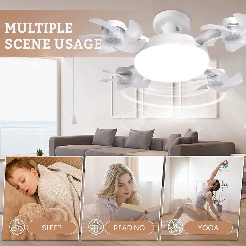 4-Head Drone Fan Light