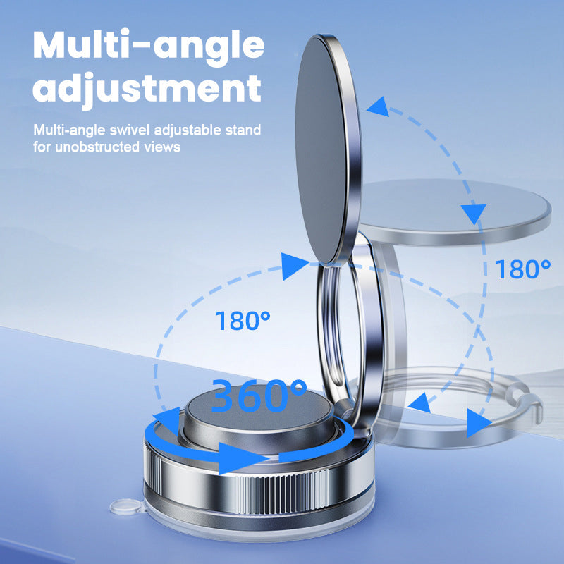 🚗 Mechanical Vacuum Magnetic Car Phone Holder — Make Your Drive Easier! 📱