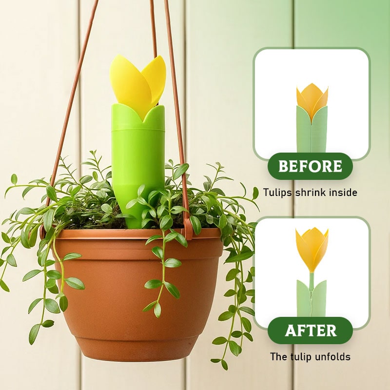 Tulip-shaped automatic drip irrigation machine