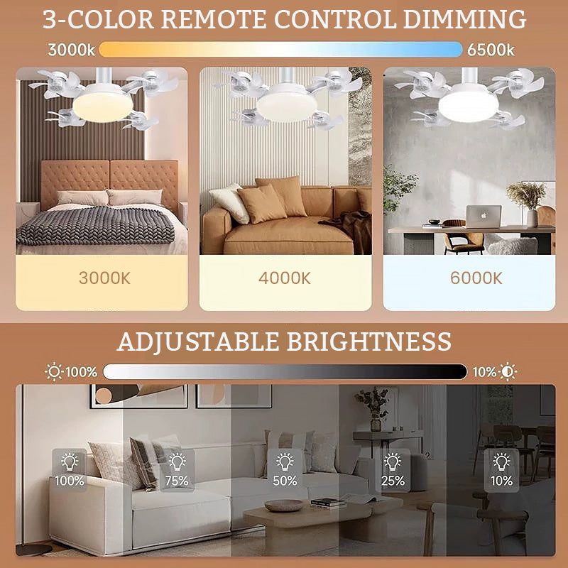 4-Head Drone Fan Light