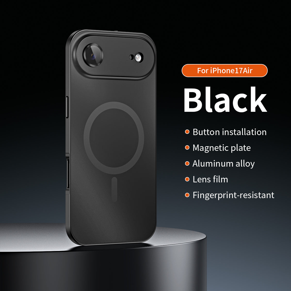 Magnetic Metal Frame Snap-On Case For iPhone