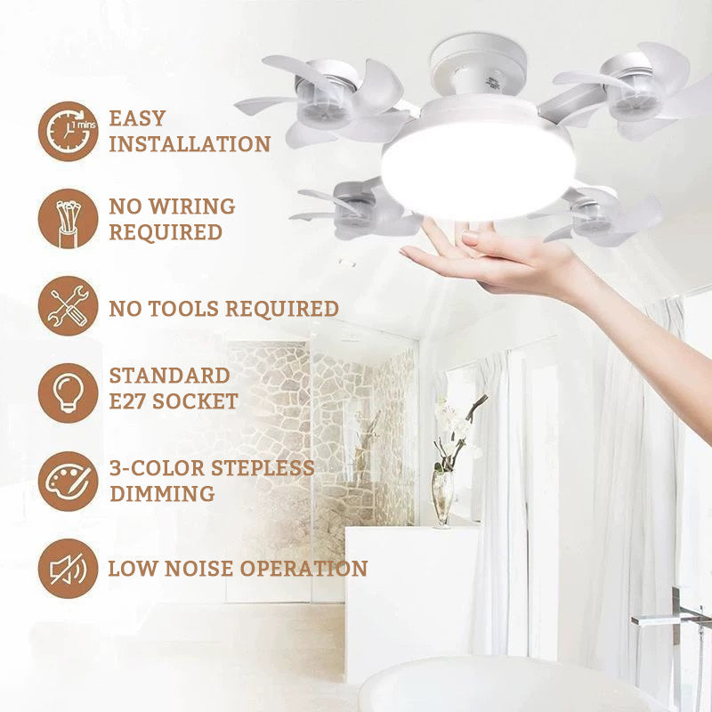 4-Head Drone Fan Light