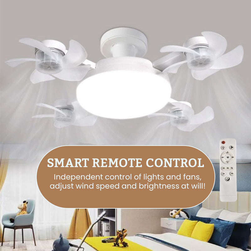 4-Head Drone Fan Light
