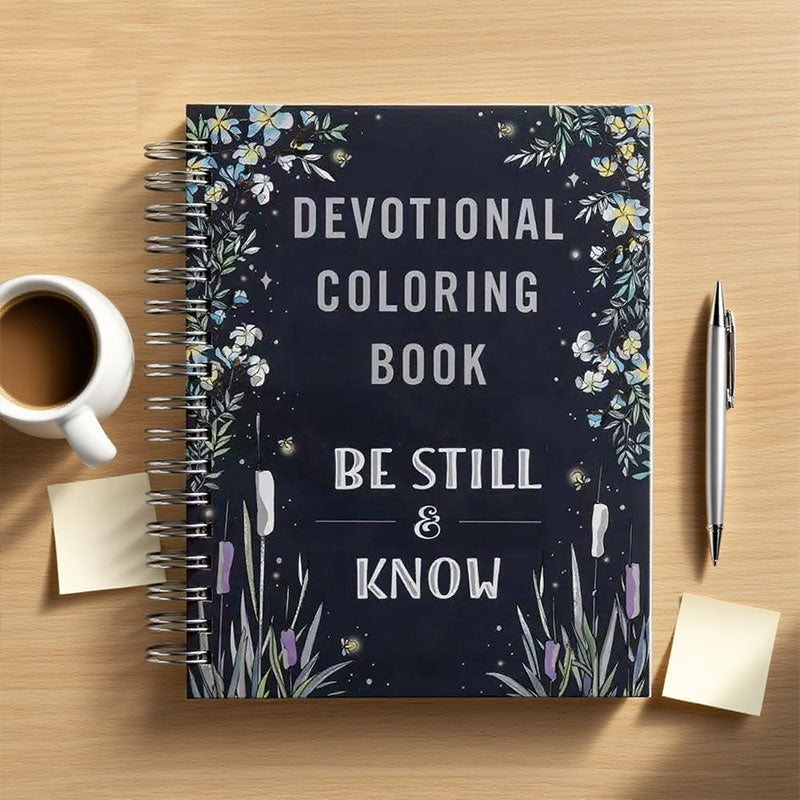 🌸 DEVOTIONAL COLORING BOOK · Healing time of casual doodles