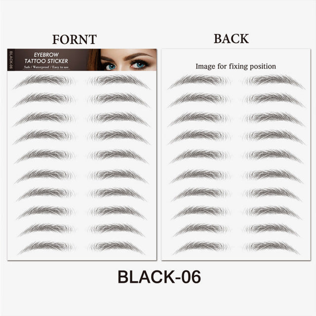Simulation Waterproof Eyebrow Sticker