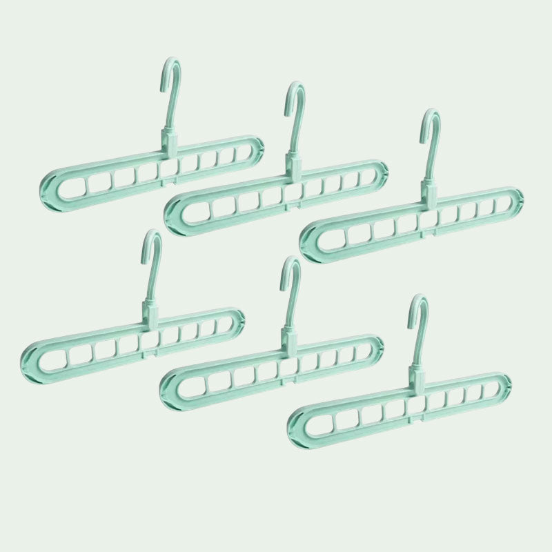 Nine-hole multifunctional magic storage hanger