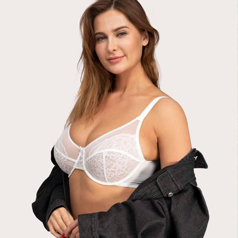 Unlined Comfort Unpadded Full Coverage Underwire Minimizer Bra