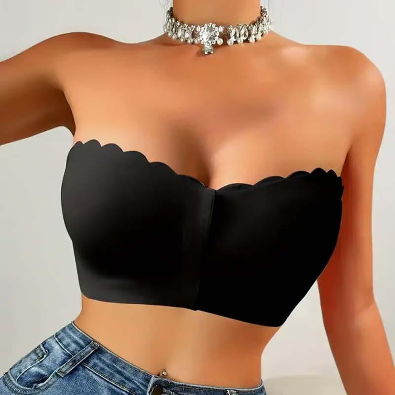🤩Front-clasp strapless thin invisible push-up bra - A sexy must-have💃