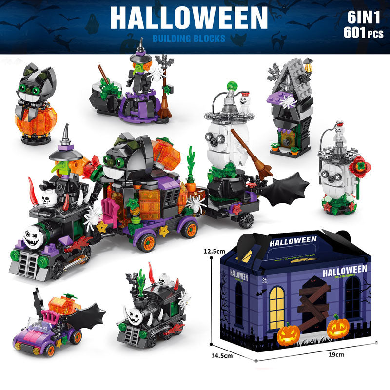 Halloween Haunted House Building Block Toys
