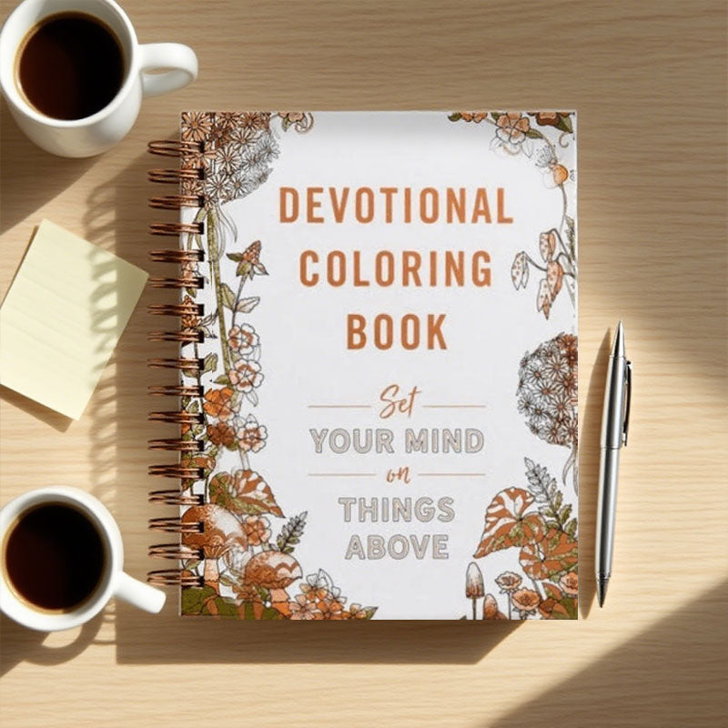 🌸 DEVOTIONAL COLORING BOOK · Healing time of casual doodles
