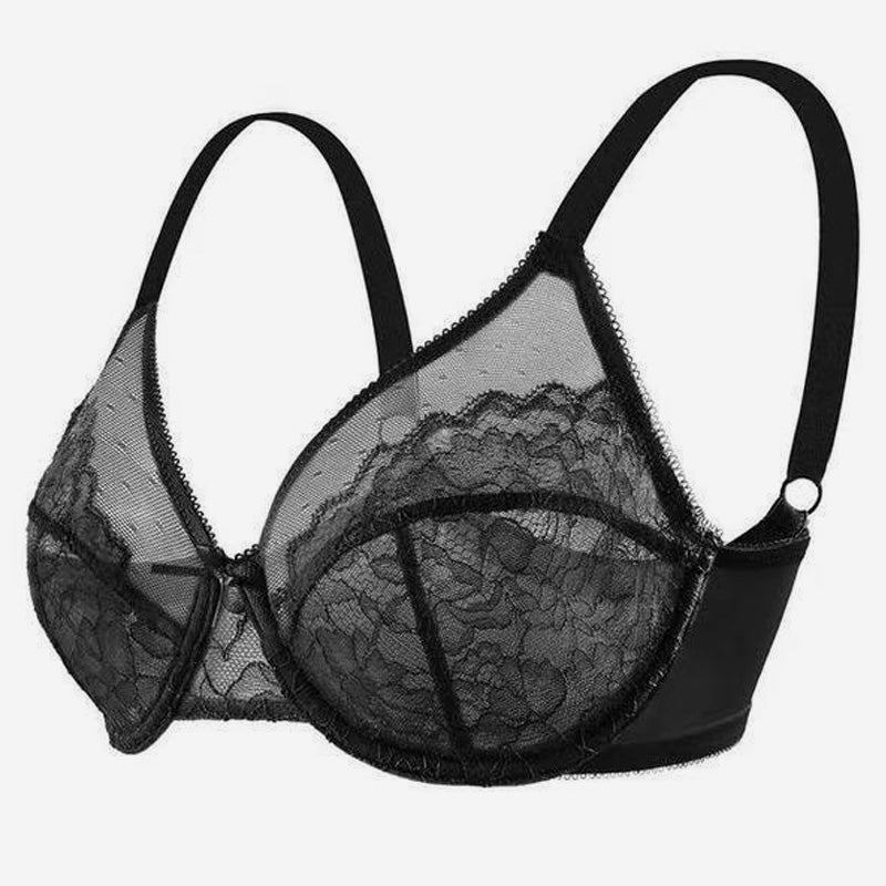 Unlined Comfort Unpadded Full Coverage Underwire Minimizer Bra