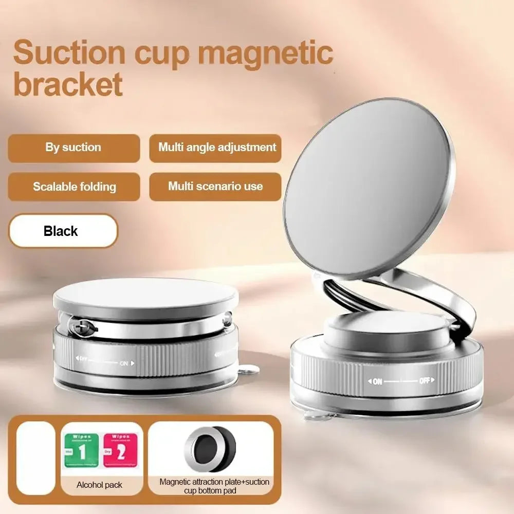 🚗 Mechanical Vacuum Magnetic Car Phone Holder — Make Your Drive Easier! 📱